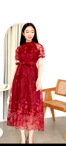 DRESS BRUKAT TILE MUTIARA ANNABELLE SIZE L XL DRESS BRUKAT WANITA PREMIUM