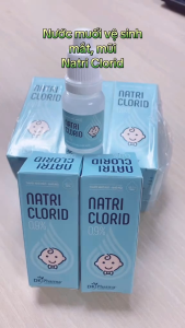 nước muối sinh lý natriclorid 0.9% lốc 10 chai dùng vệ sinh mắt mũi miệng