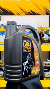 G-C4BG. Kenderaan Diesel JETRON 7L/1L Black Gold 10W40 Semidan Fully Ester.