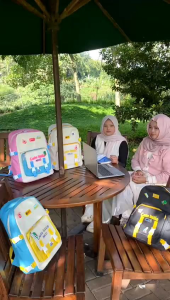 Tas Ransel sekolah SD SMP SMA SMK Populer Terbaru Virall Populer Korea Style Murah Mewah Wanita Perempuan Remaja Cewek Backpack Punggung Gendong Laptop kekinian Polos