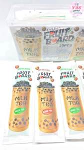 30pcs BLACK AND GREEN MILK TEA JELLY CANDY/loot bag fillers /paninda /giveaways/party favors.