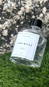 LumiWood Reed Diffuser -Wild Bluebell l Soothing Home Scent