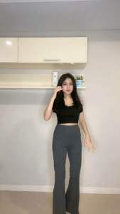 Flare Pants - Highwaist Flare Pants - Celana Kulot Semi Cutbray Wanita