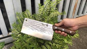 Dao chặt xương Nhật bãi hiệu akatenki nặng 450g dài 30cm dày 3li cán liền khối dễ sử dụng tiện lợi và sắc bén