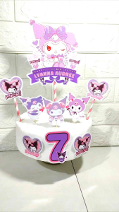Kuromii Pastel Cake Topper (High-quality Personalize Ready-to-use)