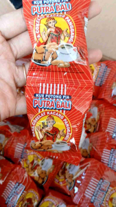 KUE PIA POTONG PUTRA BALI ISI ( 1 KARTON ISI 100 PCS ) JAJANAN JADUL RASA COKLAT KACANG PANGGANG