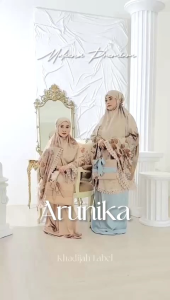 KhadijahLabel - Arunika Mukena Dewasa Resliting 2in1