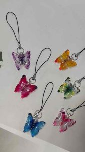 Mavi Butterfly Phone Charm Tali Charm HP Gantungan Phonecharm Kupu Kupu Resin Handmade Fashion