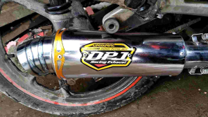 knalpot Racing DPJ crum untuk jenis motor beat Scoopy SPACY spin genio Suzuki Nex