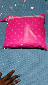 Mantel Anti Air Jas Hujan Polkadot & Setelan Jaket Celana Ukuran Dewasa