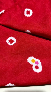 selendang jumputan bahan katun tersedia berbagai warna ( COD BAYAR DI TEMPAT )merah