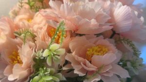 ช่อดอกโบตั๋น 6 #ดอกไม้ปลอม #สําหรับตกแต่งบ้าน งานแต่งงาน