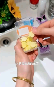 Readystock现货🇲🇾Sanrio children cartoon mini disposable hand soap sheet儿童卡通洗手香片