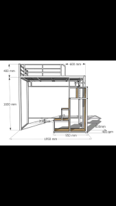 Loft bed customize for helper room/bomb shelter bed customize singapore