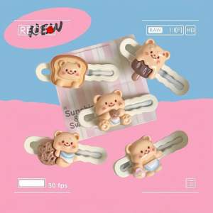 [chuchu] กิ๊ฟติดผม หมีเนย หมีแคร์แบร์ น้องหมียอดฮิต กิ๊บติดผม หมีเนย ครีมแบร์ Butter bear พร้อมงส่งในไทย หมีเนย ชูชู หมีเนยชูชู - Lazada