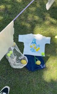 T!NY Kidswear - Fresh Open เสื้อยืดทรงโอเวอร์ไซซ์ลาย Fresh Open