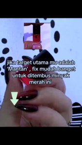 {BISA COD} PARFUM AURA MERAH DELIMA ASLI WANGI AROMA KHAS KANJENG RATU 100% ASLI ORIGINAL MINYAK MERAH PELET PRIA WANITA
