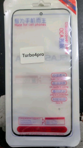 Kính ép liền keo Redmi Tubo4pro zin new