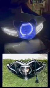 ไฟหน้าแต่ง เวฟ110i โคมโปรเจ็คเตอร์ BJN LED ทั้งระบบ สว่างมาก