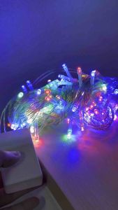 ไฟแวร์ RGB ยาว 10 เมตร 7W รุ่น ซานต้า สีขาว/สีส้ม และไฟคริสมาต สำหรับการเสริมสวยจมูก