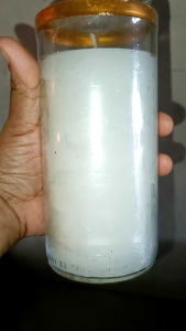 Candle Glass in a Jar for Cemetery