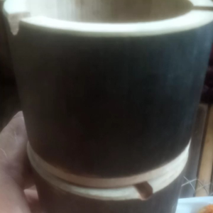 asbak bambu hitam murah