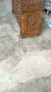 bufet pendek katu jati ukir nusantara panjang 15 m