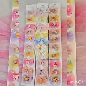 JEPIT RAMBUT PITA TILLE IMPORT / JEPIT RAMBUT KARAKTER LUCU / JEPITAN BUNGA / RIBBON HAIR CLIP / DS7818