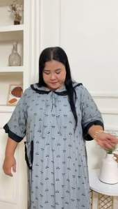 Daster jumbo super jumbo LD 140 muat bb 100kg++ Daster rayon jumbo 5XL motif kekinian terbaru BUSUI