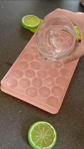 Cetakan Es Batu Bulat 33 Grid / Alat Pencetak Puding Jelly 33 Kotak / Ice Cube Tray Sekat Cetak Bentuk Bola Food Grade cetakan serbaguna bulat