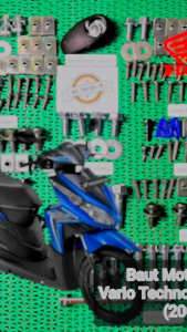 Baut Bodi Lengkap Fullset Honda Vario Techno 110 CBS Fullbody / Baud Body Vario Techno 2009-2013