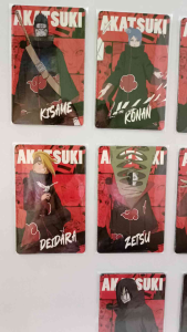 Anime | Naruto | AKATSUKI ATM Size Ref Magnets