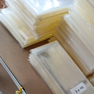 opp plastic with adhesive (3x10inches) 100pcs per pack