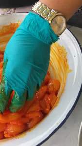 ผงหมักไก่ชูรสยายปูขนาด 1000 กรัม1ถุง หมักได้ 20 กิโล