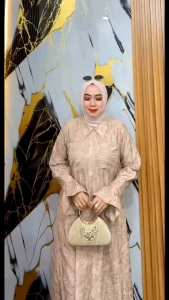 set gamis katun bordir premium