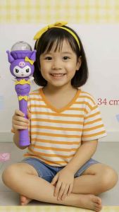 Đồ Chơi Gậy Phát Sáng Kuromi Có Nhạc Đèn Cho Bé Trung Thu Lung Linh-BigLove