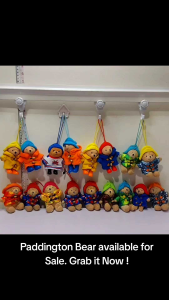 -`♡´- Paddington Bear Hobbies and Collections Bag Charm Stuffed Toys