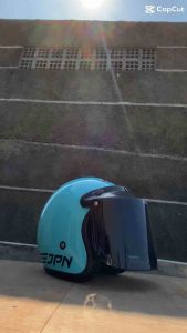 Helm Bogo JPN SNI ORIGINAL Biru Tosca sepaket dangan kaca