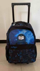 Smiggle Trolley Bag Astronot Galaxy Tas Smiggle Troli