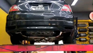 HKS MUFFLER SEMI Z FLOW SPORT MUFFLER (BUNYI SPORT )STAINLESS STEEL OVAL MUFFLER