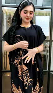 Daster Lowo Jumbo Cabut Terbaru Busui Resleting Depan