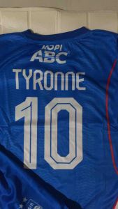 Jersey TYRONNE nomor 10 PERSIB BANDUNG untuk anak usia 5 sampain12 tahun