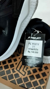 Sepatu Anak Pro ATT Hitam Putih Size 31-38 & Sekolah Murah