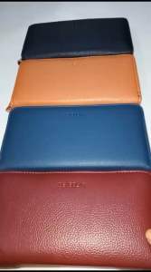 DOMPET PANJANG ZIPPER MUAT BANYAK KARTU ADA TALI PENDEK DEABOLAR K3218 BAHAN SINTETIS LEMBUT KULIT JERUK