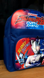 Ransel Sekolah Anak Cowok Tk/Sd Karakter Ultraman Tas Rangsel Ngaji