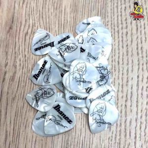 ปิ๊กกีตาร์ Paul Gilbert IBANEZ 1000PGPW | 3 ชิ้น | แท้ญี่ปุ่น | Short Teardrop | 1.0mm Celluloid