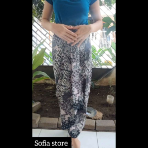 Rok Batik Katun Pinggang Karet Bawahan Kebaya Aura Kutubaru Encim