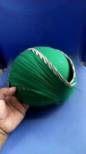 COD blangkon anak jogja lipat anak tanggung(ABG) warna hijau samurai putih jebeh