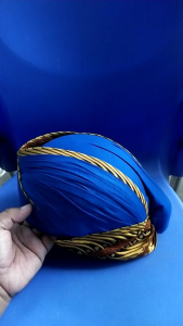 COD Blangkon anak jogja lipat anak tanggung (ABG) warna biru samurai coklat jebeh murah