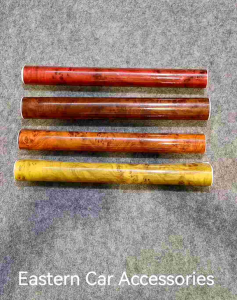 30x100cm Car Vinyl Sticker Wood Film Grain High Glossy Film Wrap DIY Interior Decorative Accessories